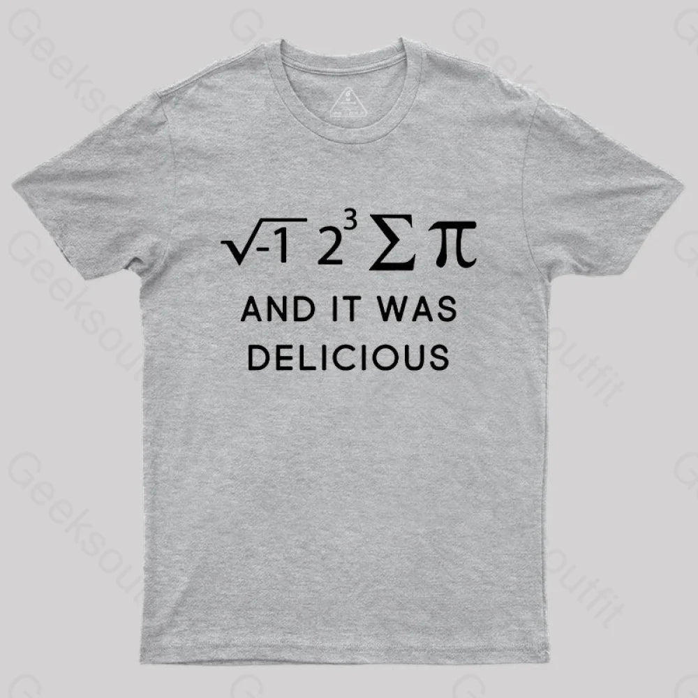 Funny Math T-Shirt Grey / S
