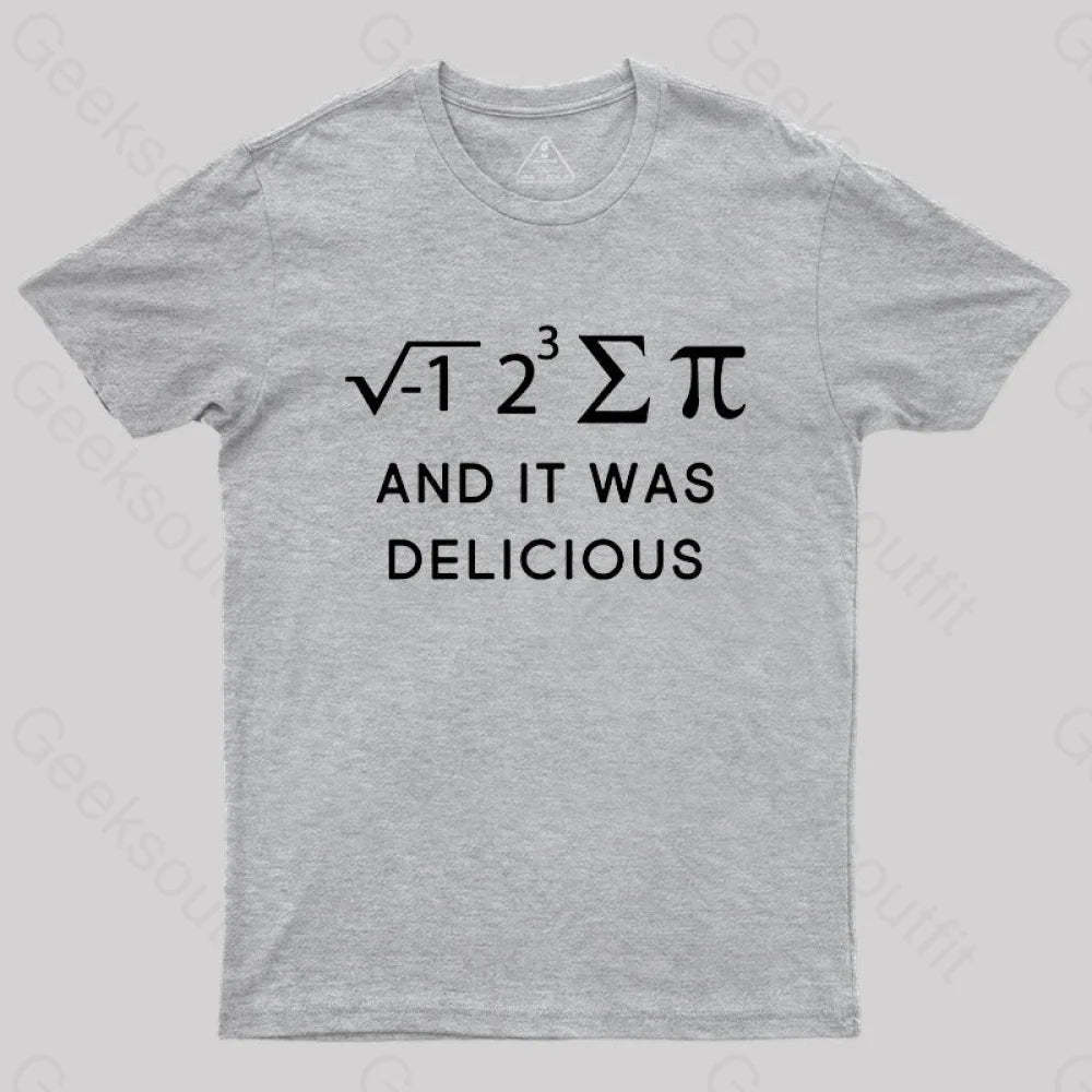 Funny Math T-Shirt Grey / S