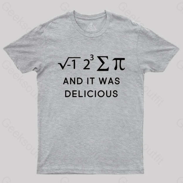 Funny Math T-Shirt Grey / S
