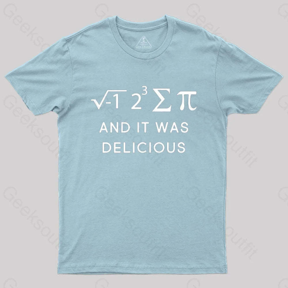 Funny Math T-Shirt Light Blue / S
