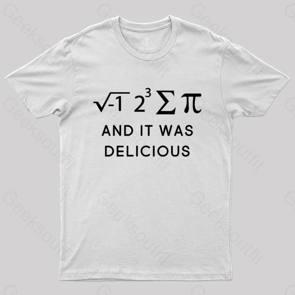 Funny Math T-Shirt White / S
