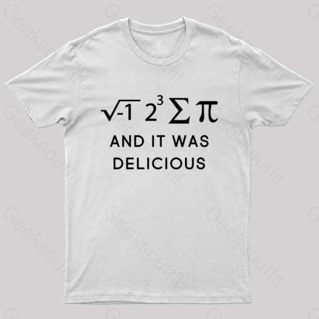Funny Math T-Shirt White / S