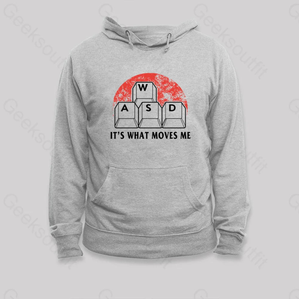 Funny Pc Gamer Computer Nerd Hoodie Grey / S