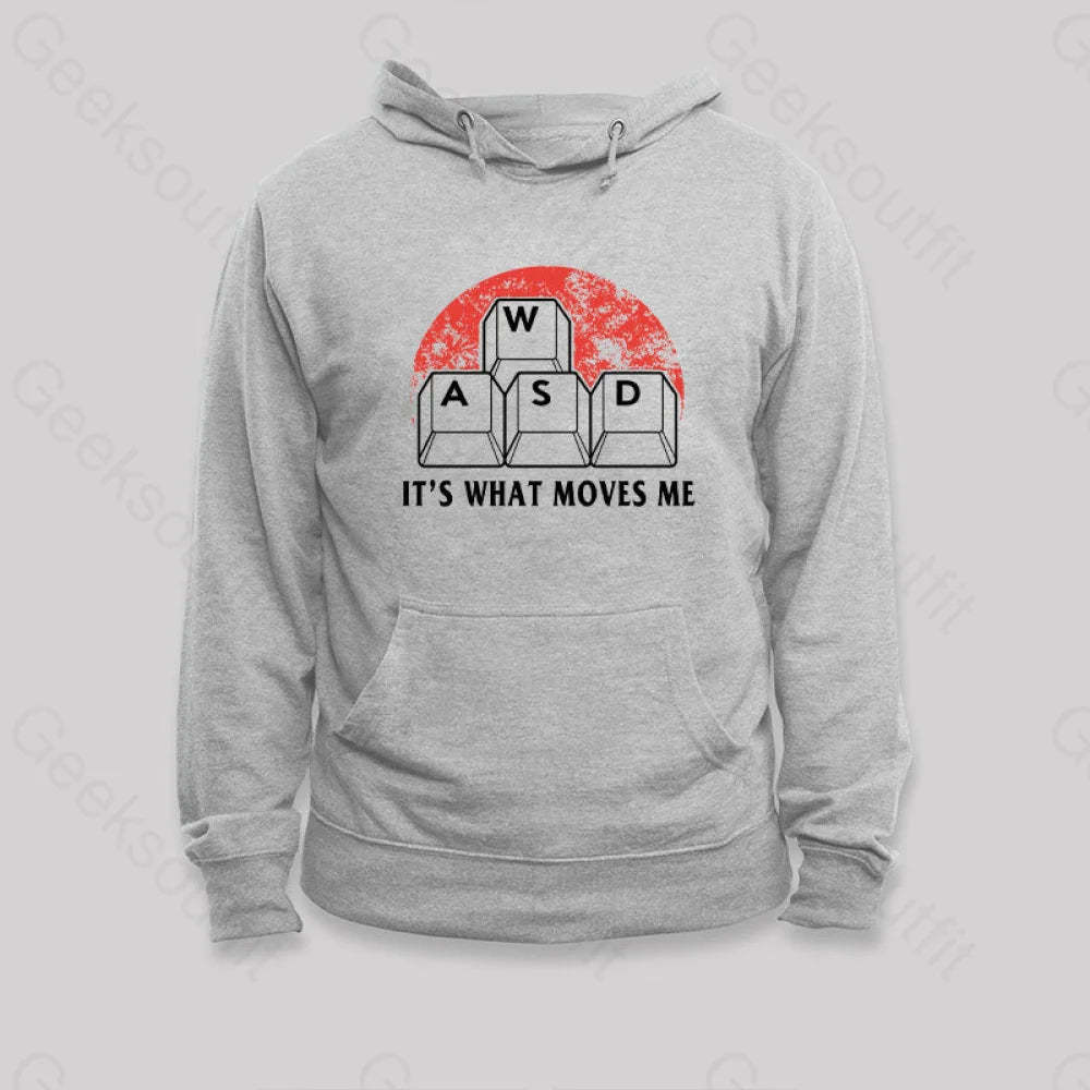 Funny Pc Gamer Computer Nerd Hoodie Grey / S