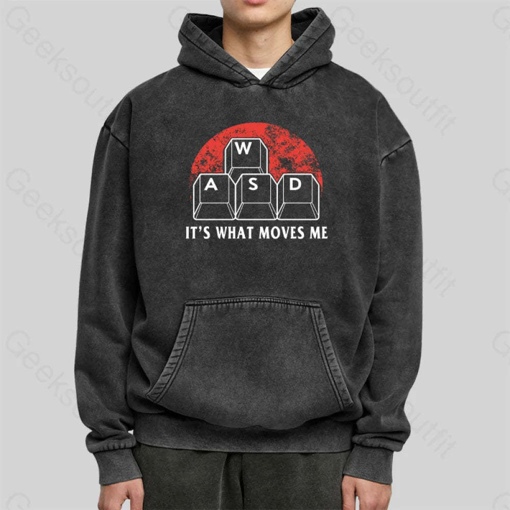 Funny Pc Gamer Computer Nerd Washed Hoodie