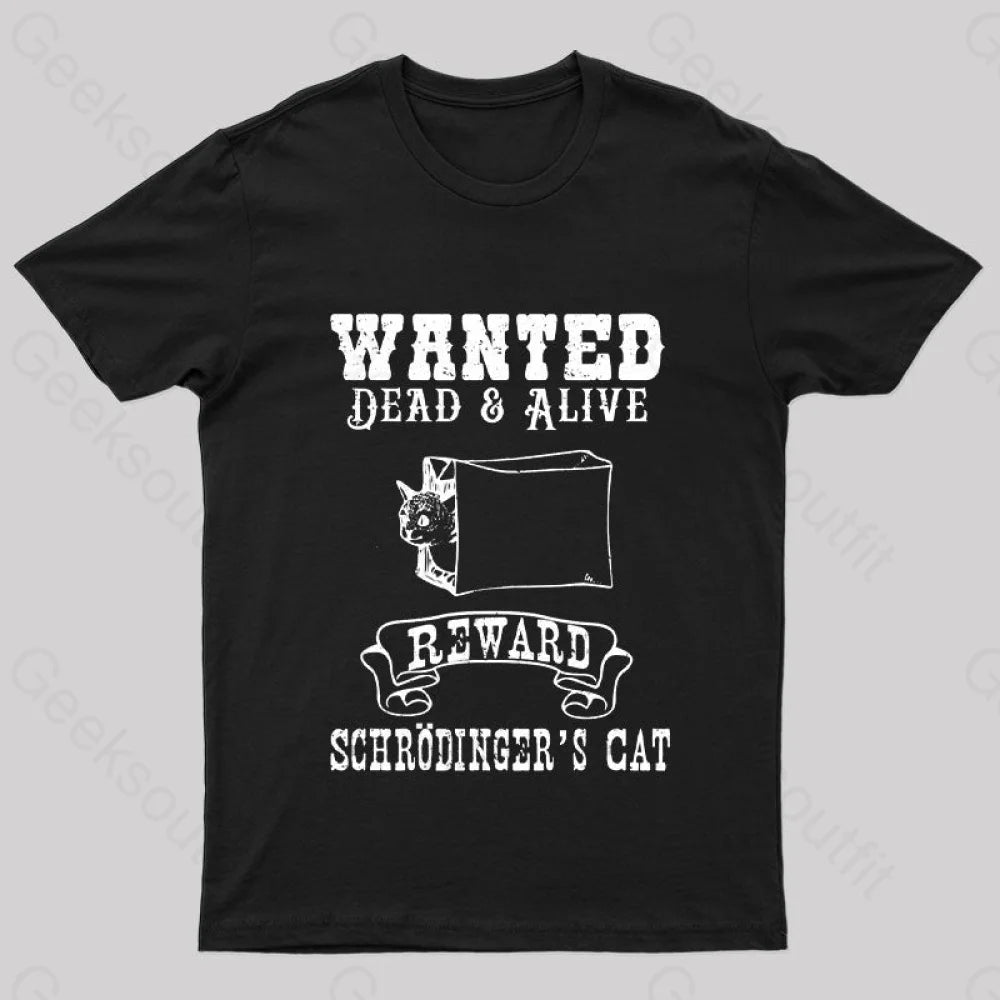 Funny Physics Quantum Mechanics Science Joke Nerd T-Shirt Black / S