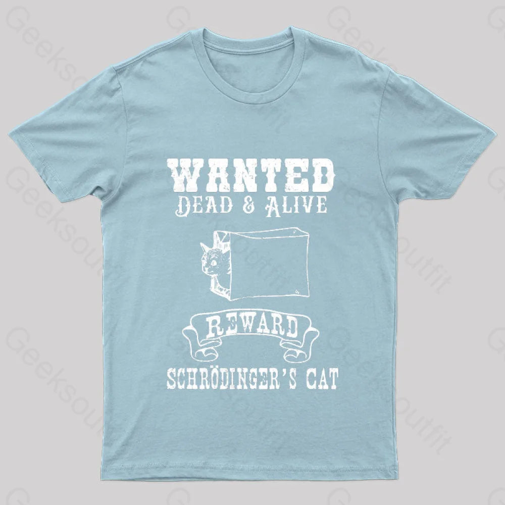 Funny Physics Quantum Mechanics Science Joke Nerd T-Shirt Light Blue / S