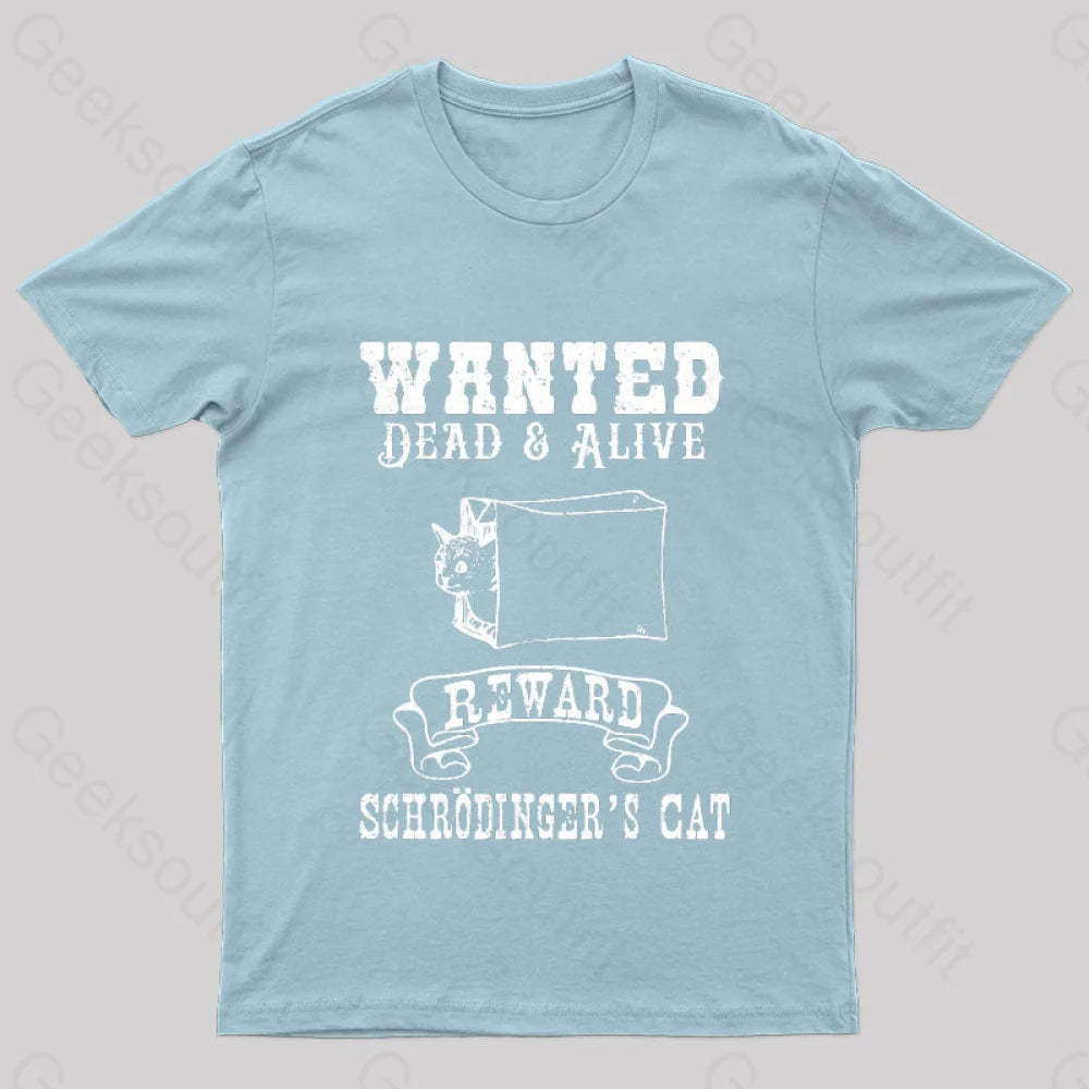 Funny Physics Quantum Mechanics Science Joke Nerd T-Shirt Light Blue / S