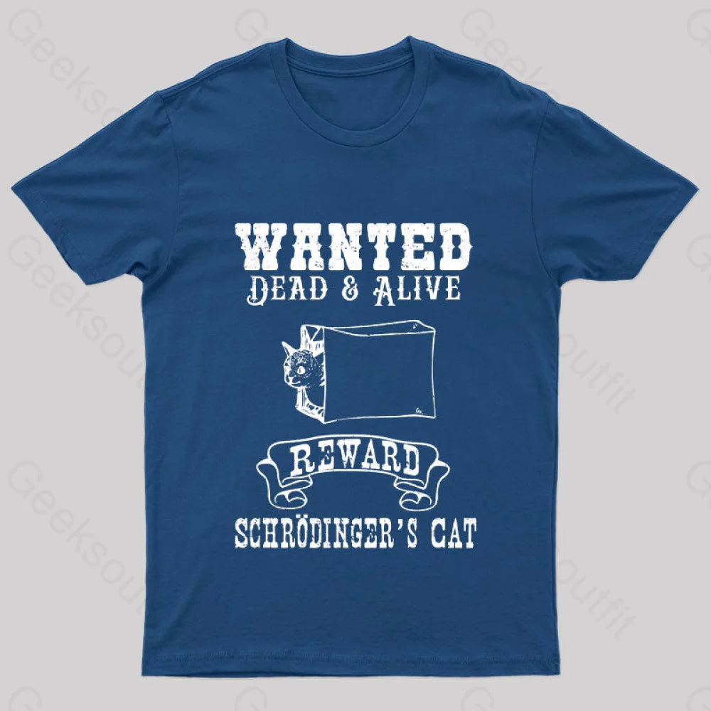 Funny Physics Quantum Mechanics Science Joke Nerd T-Shirt Navy / S