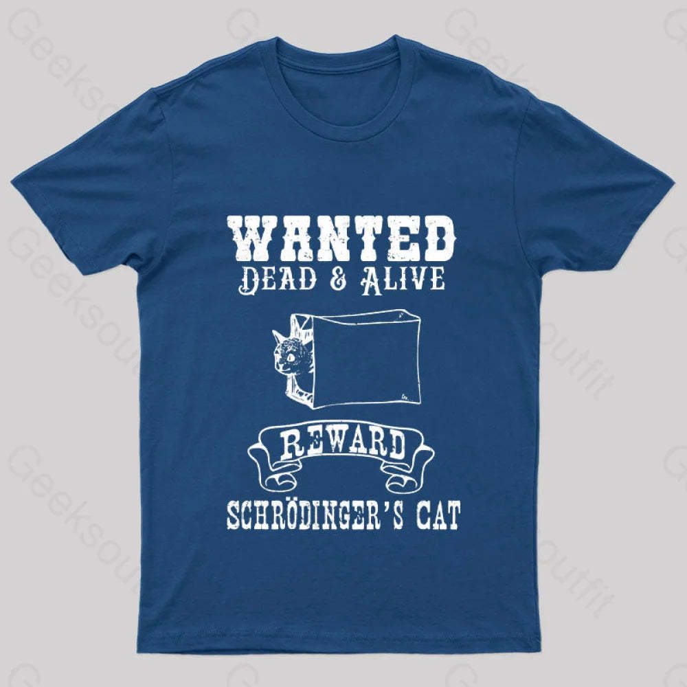 Funny Physics Quantum Mechanics Science Joke Nerd T-Shirt Navy / S