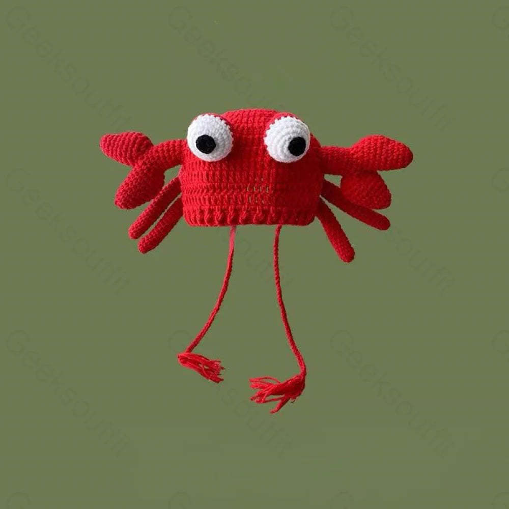Funny Red Crabs Hat