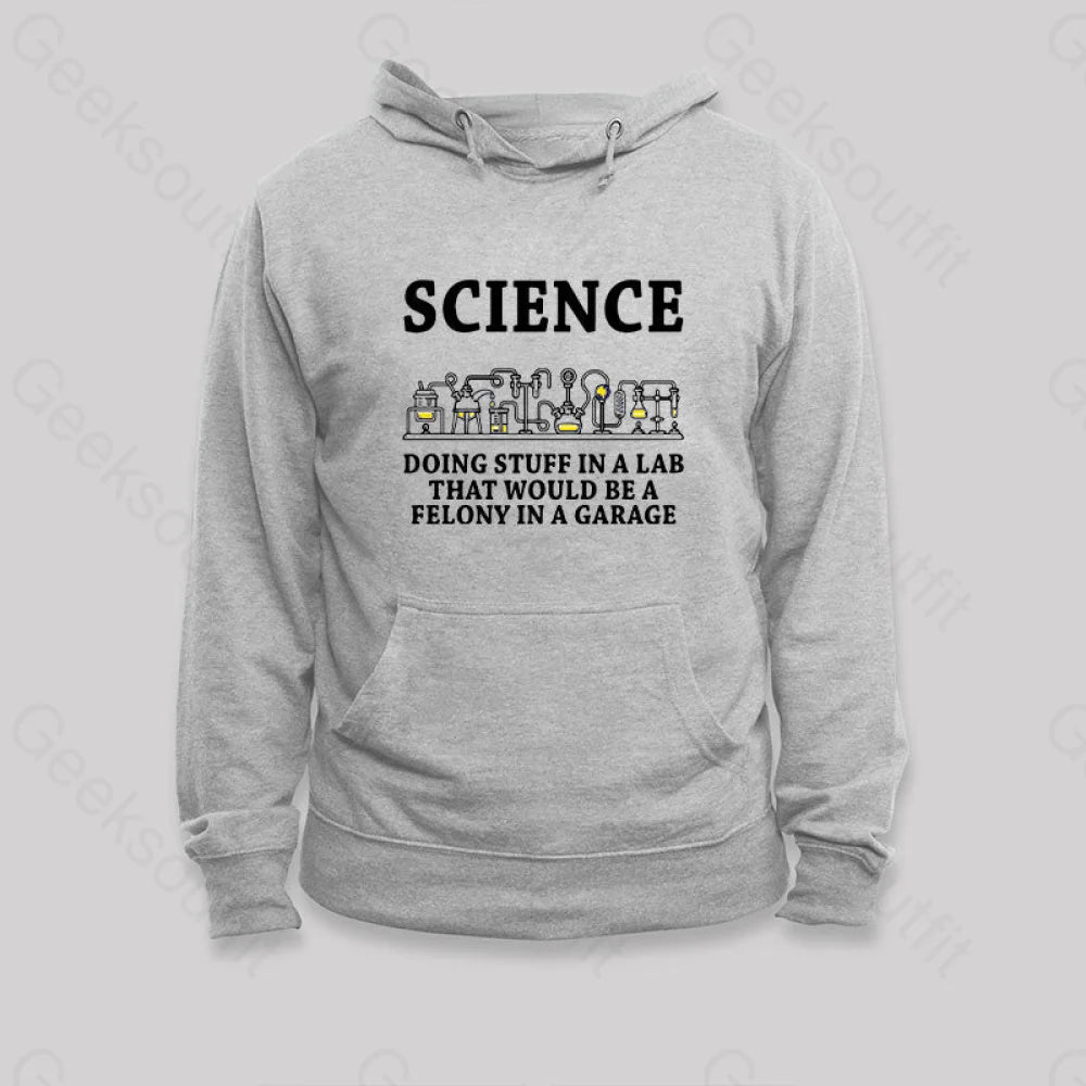 Funny Science Definition Hoodie Grey / S
