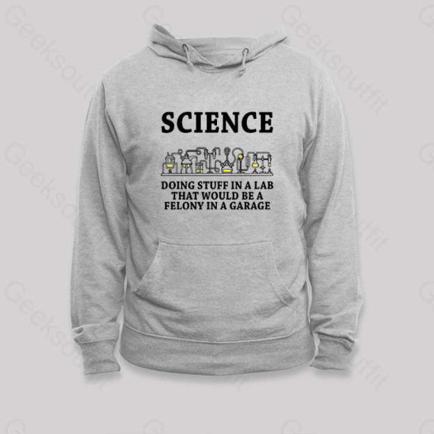 Funny Science Definition Hoodie Grey / S