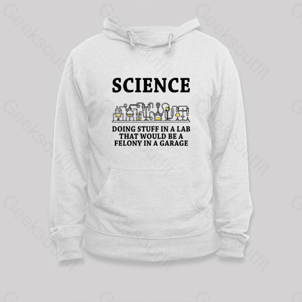 Funny Science Definition Hoodie White / S