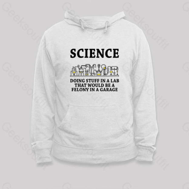 Funny Science Definition Hoodie White / S