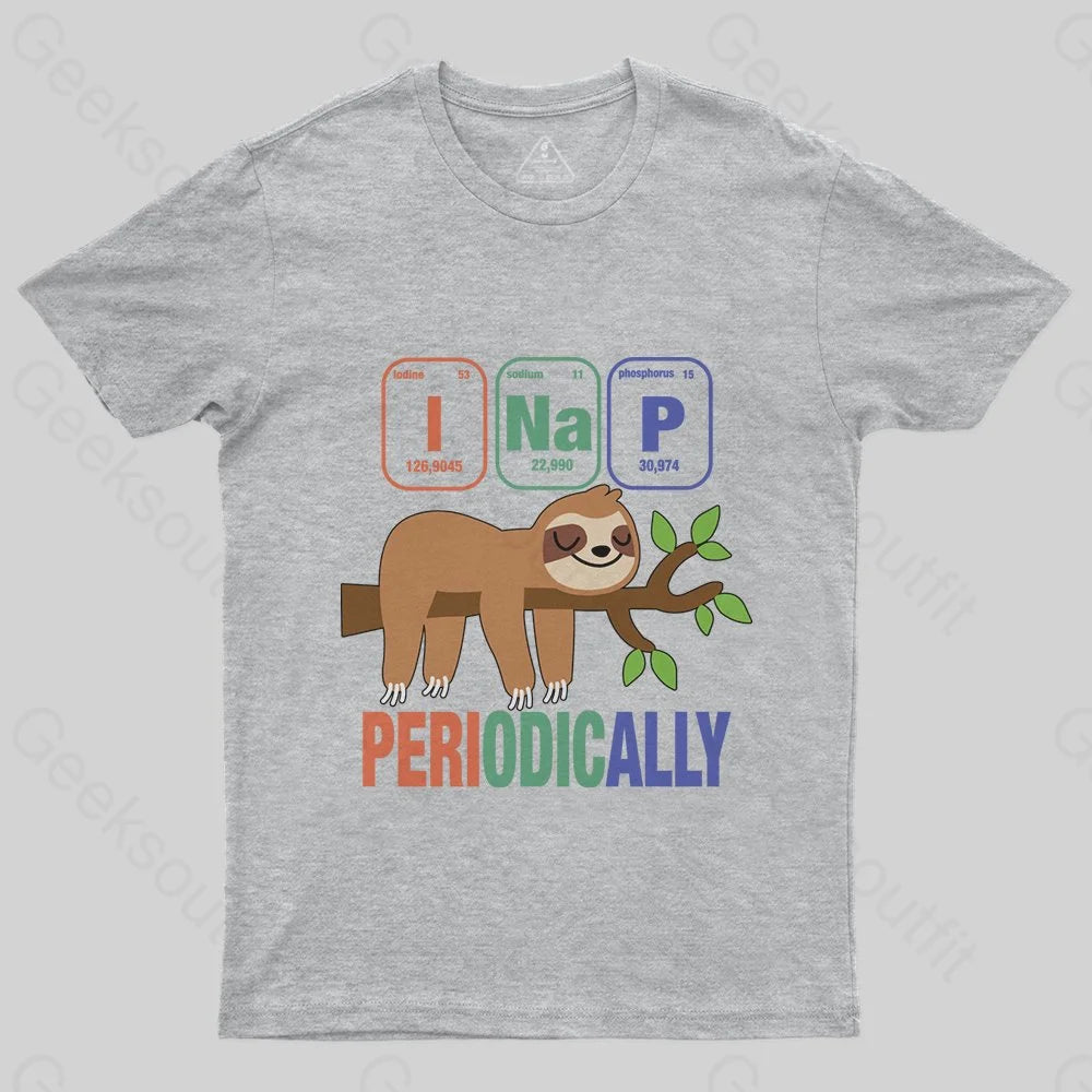 Funny Science Sloth i Nap Periodic Sloths T-Shirt - Geeksoutfit