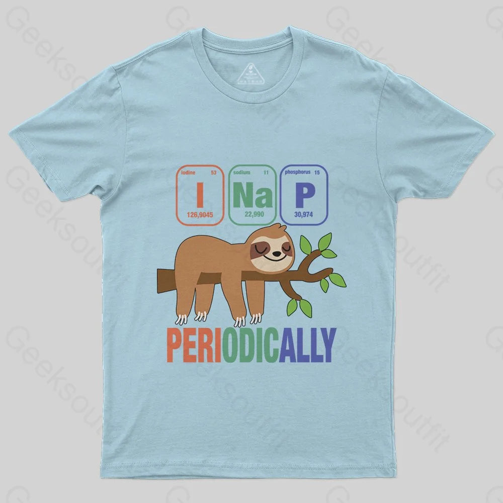 Funny Science Sloth i Nap Periodic Sloths T-Shirt - Geeksoutfit