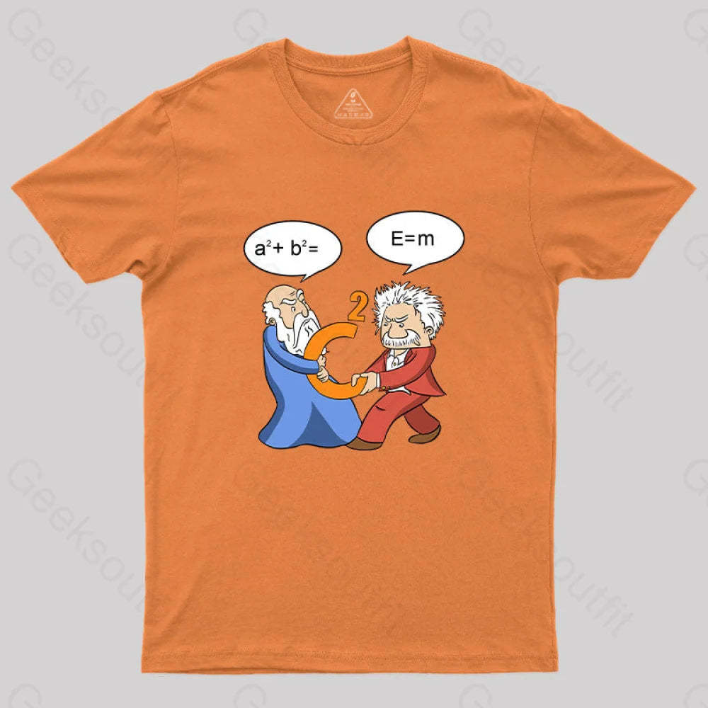 Funny Scientist Nerdy Science T-Shirt Orange / S Yc