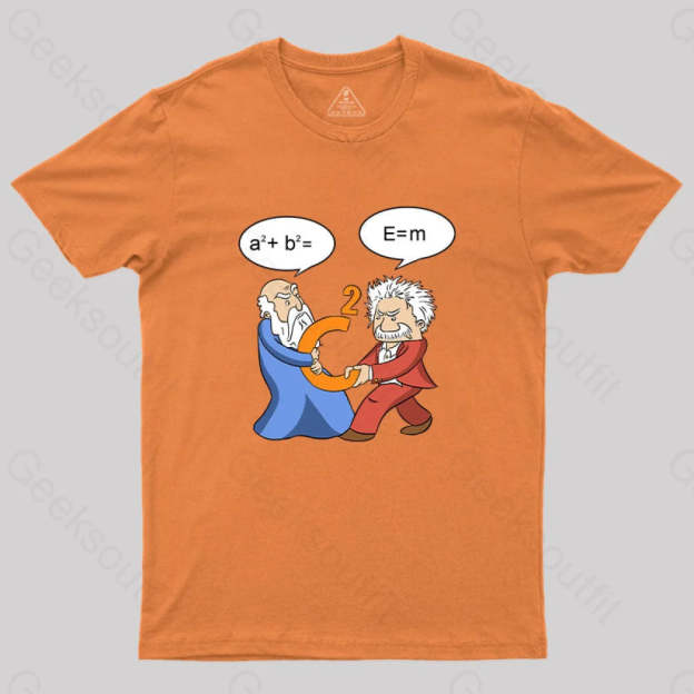 Funny Scientist Nerdy Science T-Shirt Orange / S Yc