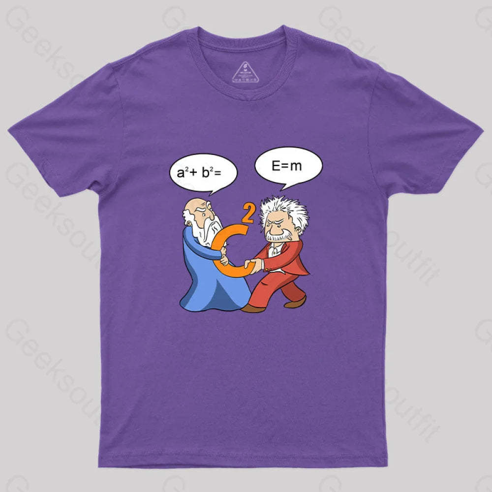 Funny Scientist Nerdy Science T-Shirt Purple / S Yc