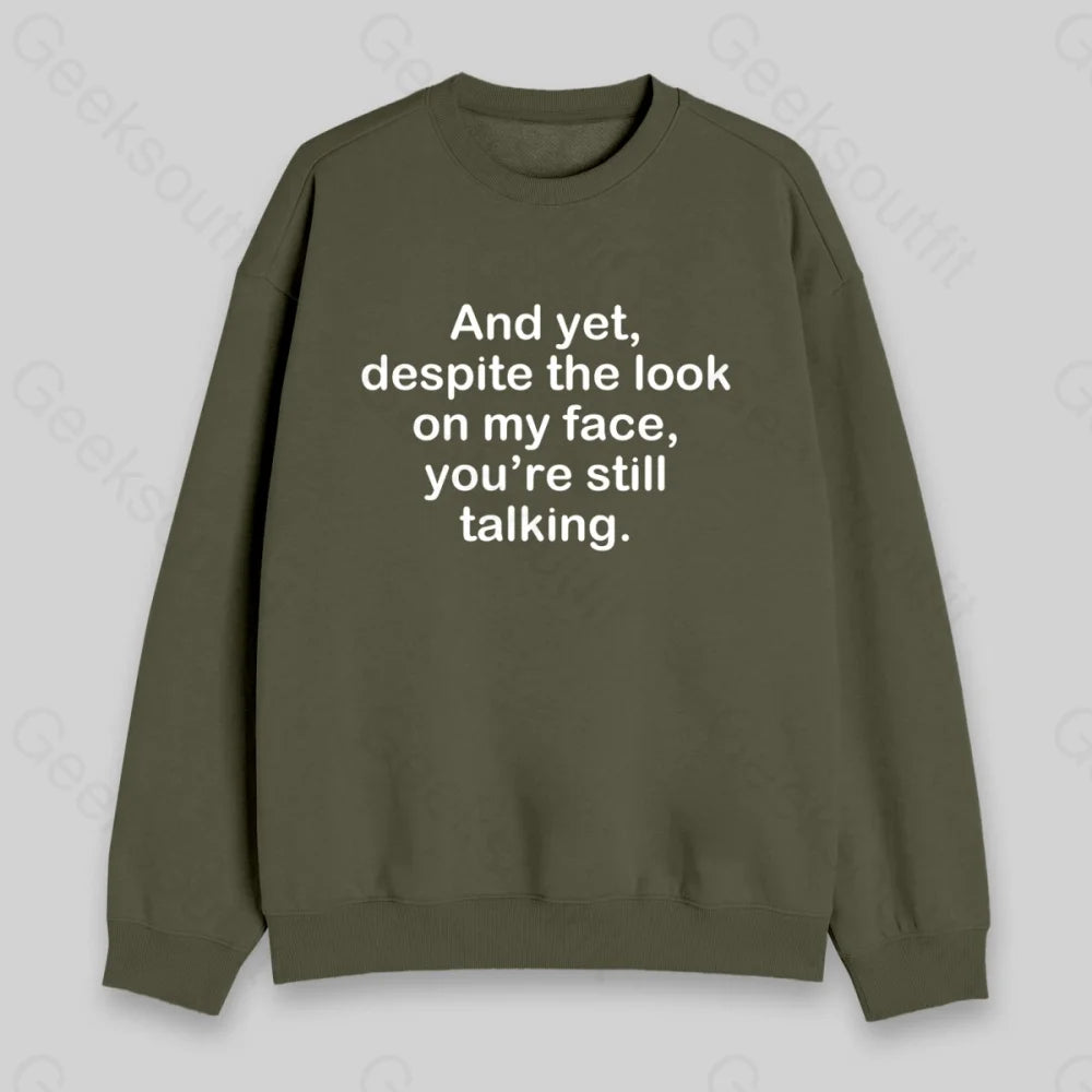 Funny Words Sweatshirt - Geeksoutfit