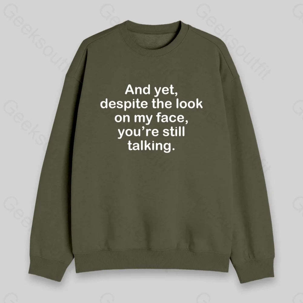 Funny Words Sweatshirt - Geeksoutfit