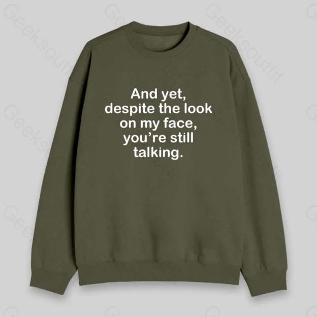 Funny Words Sweatshirt - Geeksoutfit