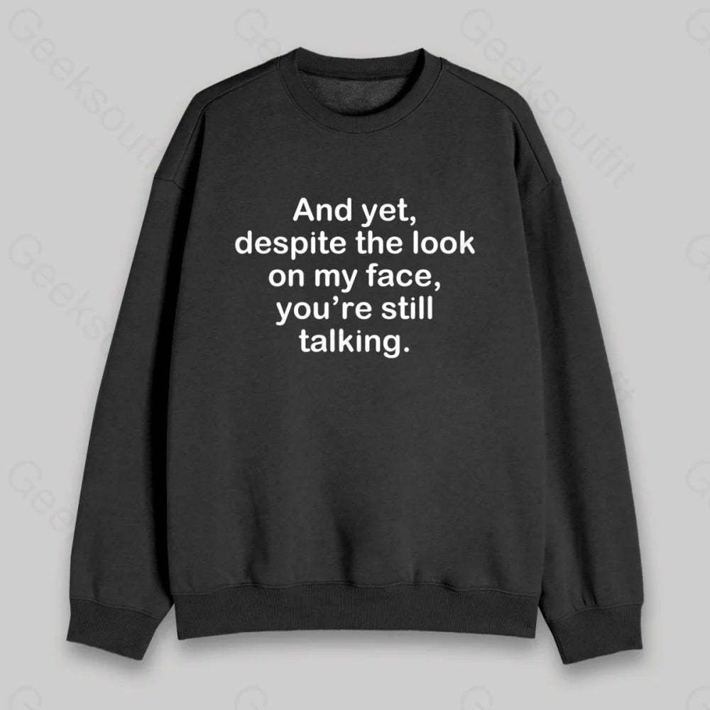Funny Words Sweatshirt - Geeksoutfit