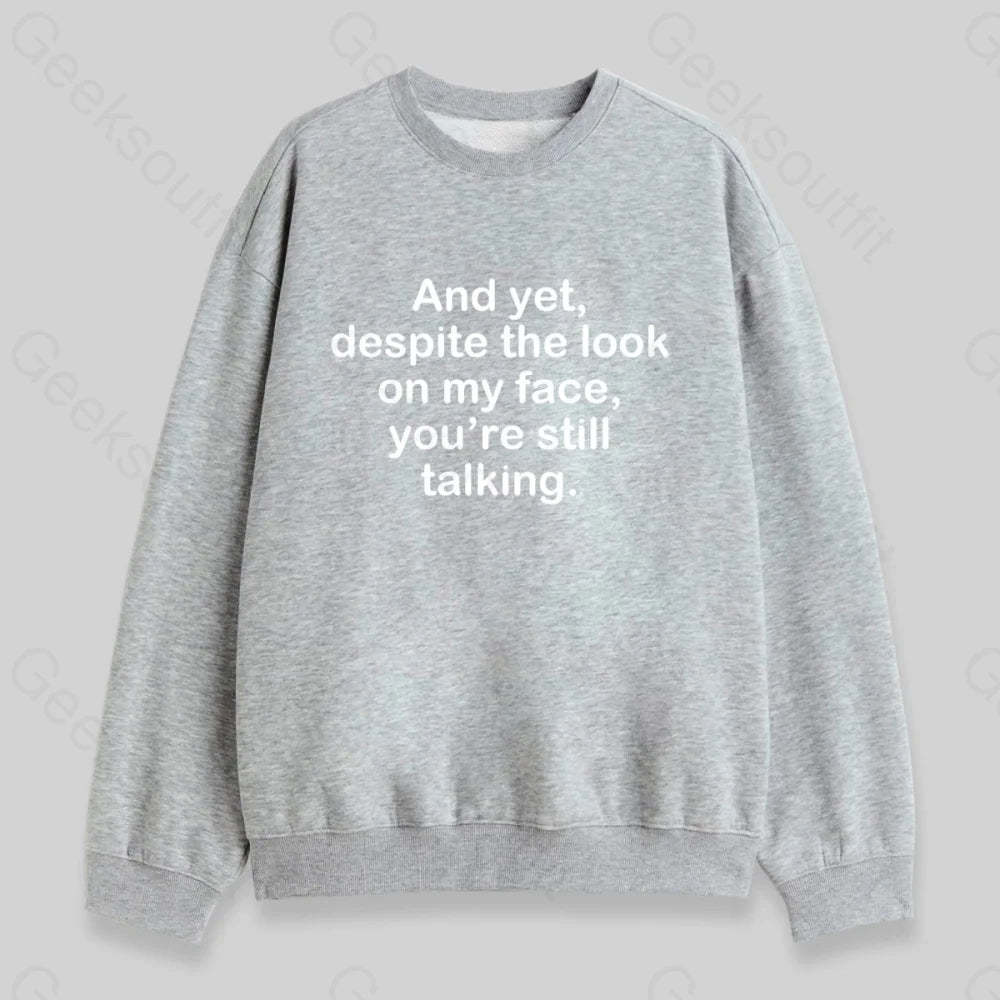 Funny Words Sweatshirt - Geeksoutfit