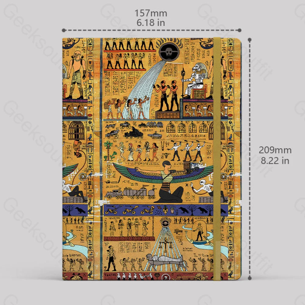 Fury Road As An Ancient Egyptian Painting Notebook Lined