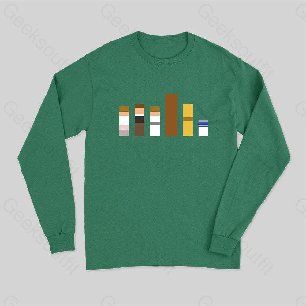 Galactic Color Theory Long Sleeve T-Shirt Green / S