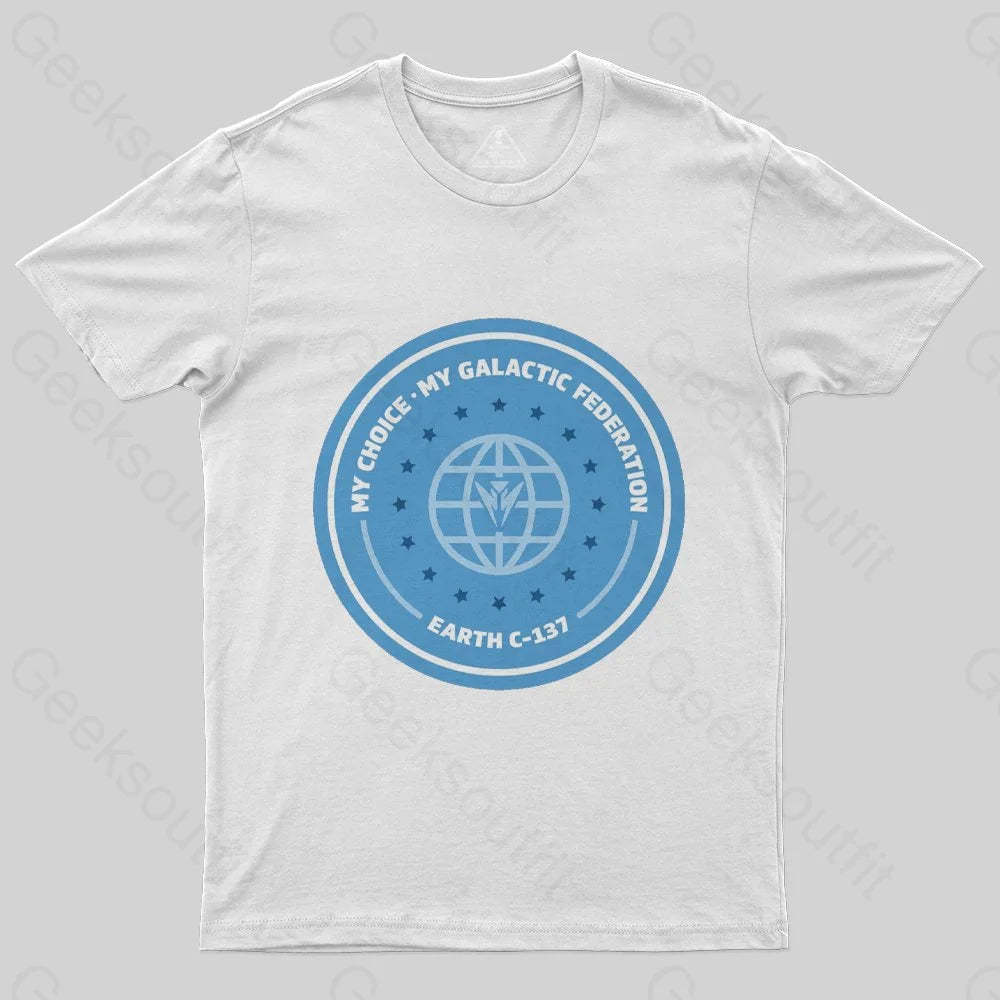 Galactic Federation - Earth C-137 T-Shirt - Geeksoutfit