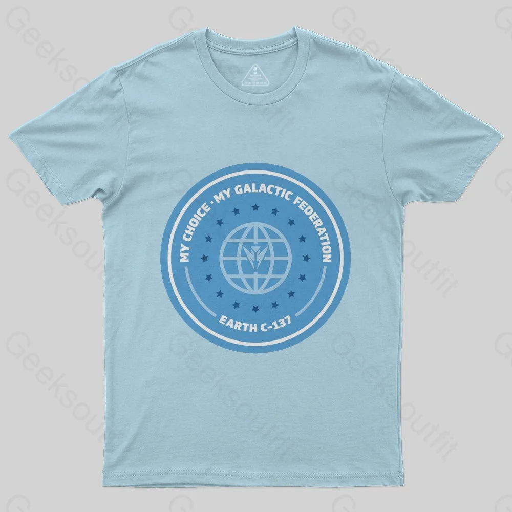 Galactic Federation - Earth C-137 T-Shirt - Geeksoutfit