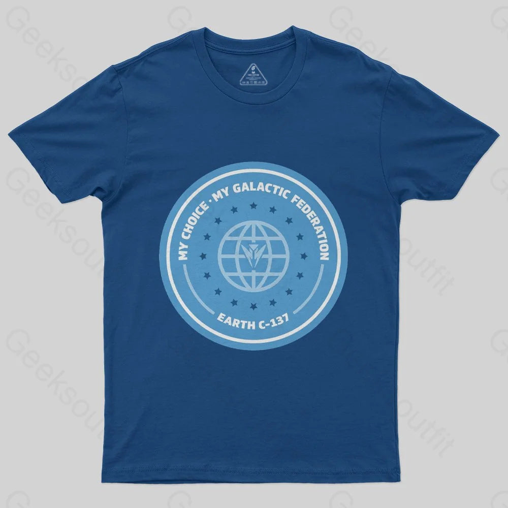 Galactic Federation - Earth C-137 T-Shirt - Geeksoutfit