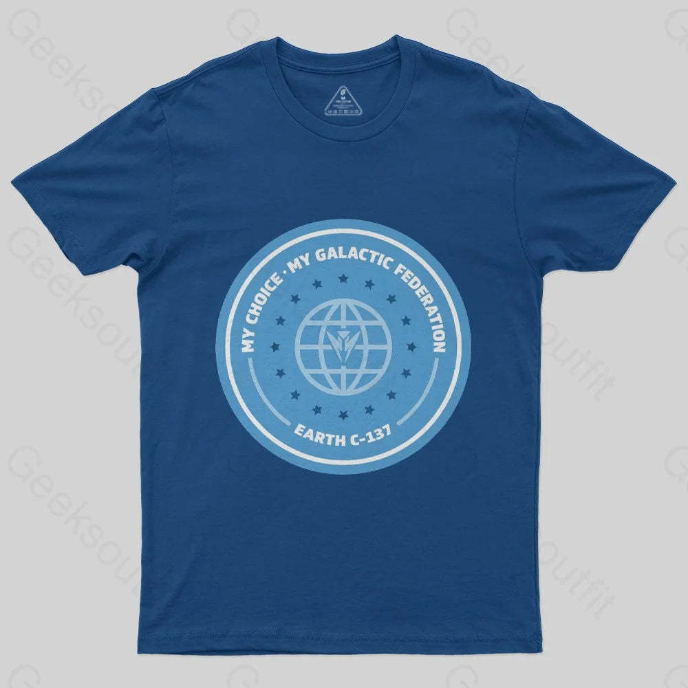 Galactic Federation - Earth C-137 T-Shirt - Geeksoutfit