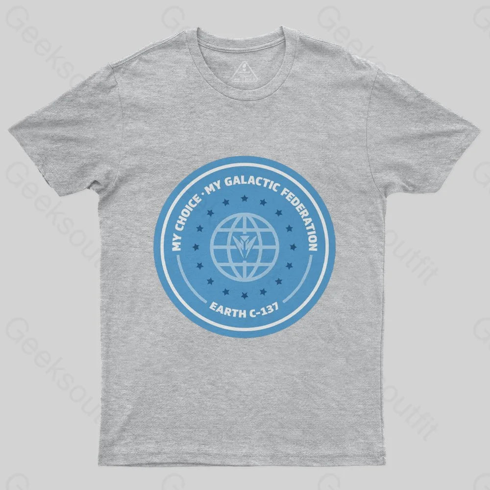 Galactic Federation - Earth C-137 T-Shirt - Geeksoutfit