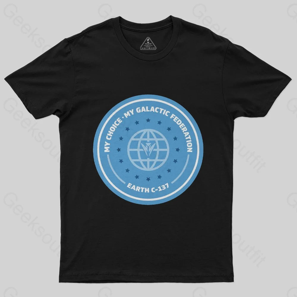 Galactic Federation - Earth C-137 T-Shirt - Geeksoutfit