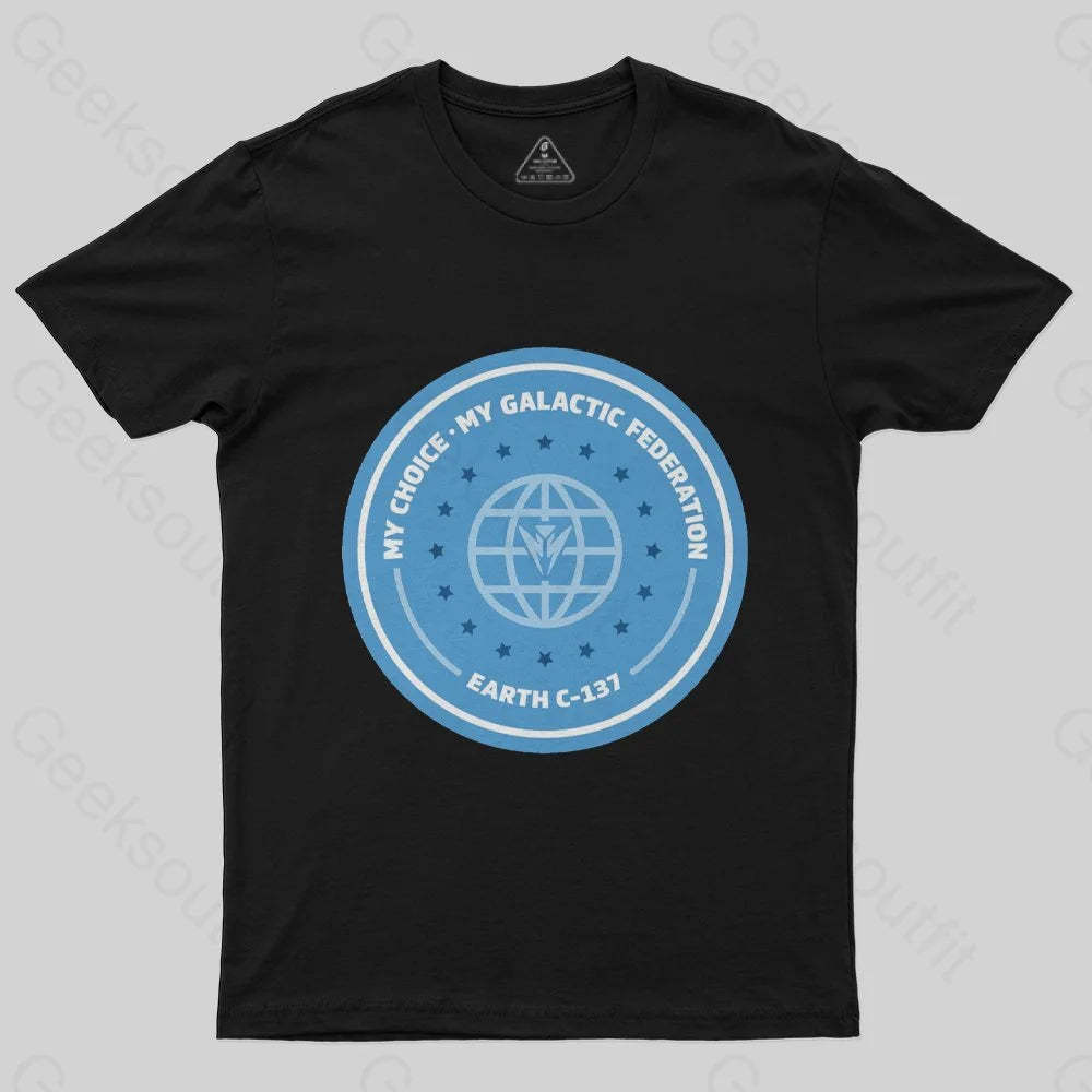 Galactic Federation - Earth C-137 T-Shirt - Geeksoutfit