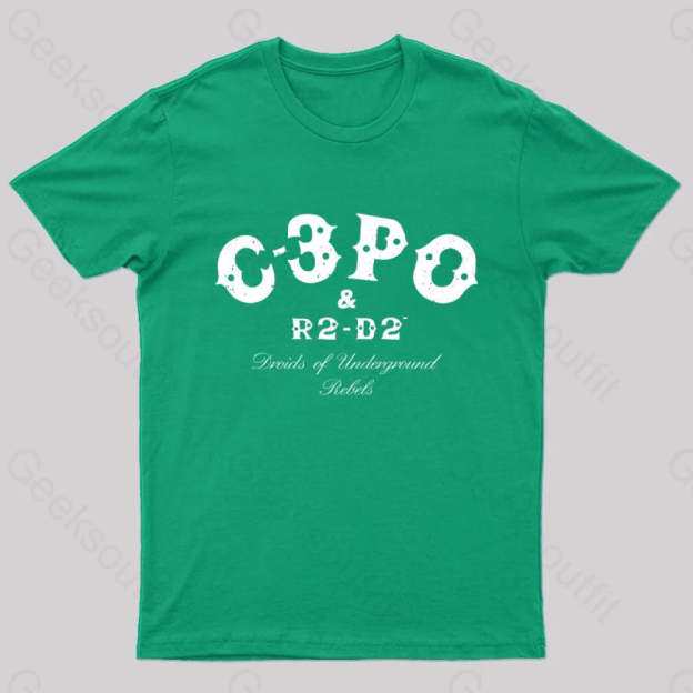 Galactic Punks Geek T-Shirt Green / S