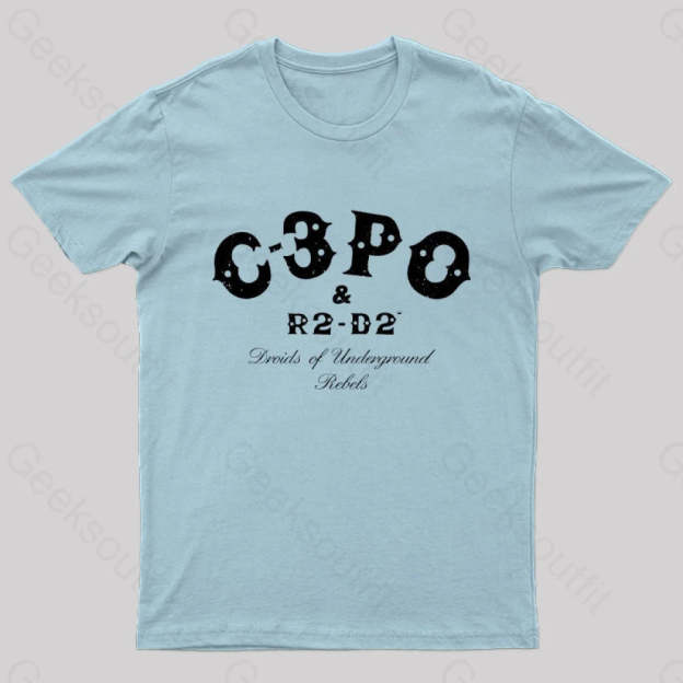 Galactic Punks Geek T-Shirt Light Blue / S