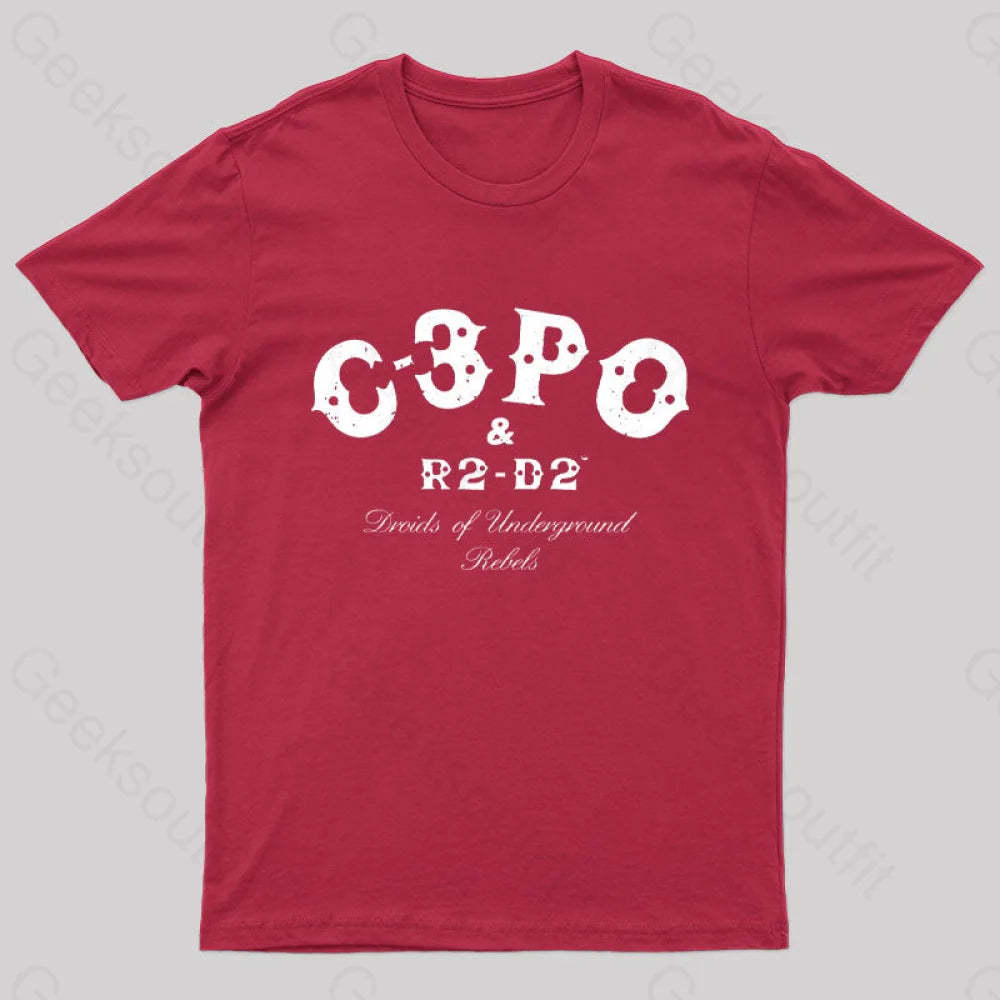 Galactic Punks Geek T-Shirt Red / S