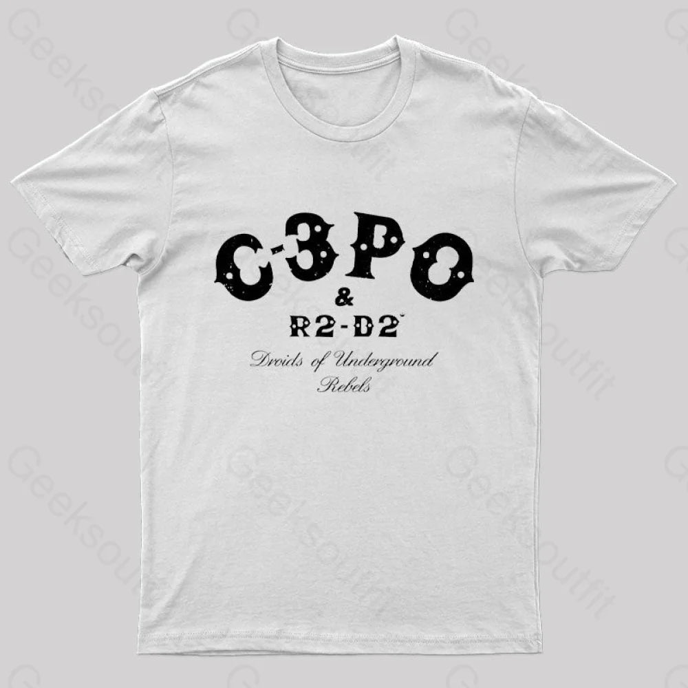 Galactic Punks Geek T-Shirt White / S