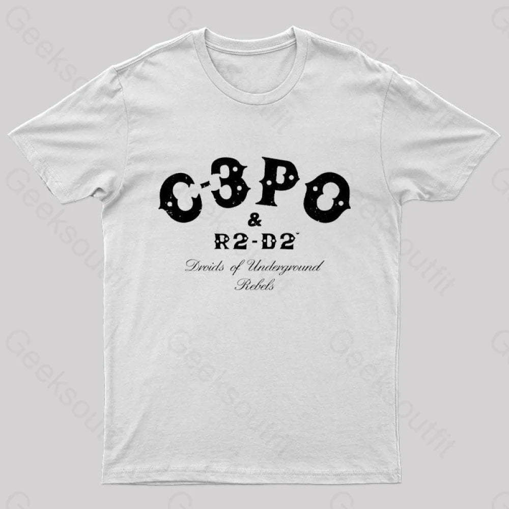 Galactic Punks Geek T-Shirt White / S