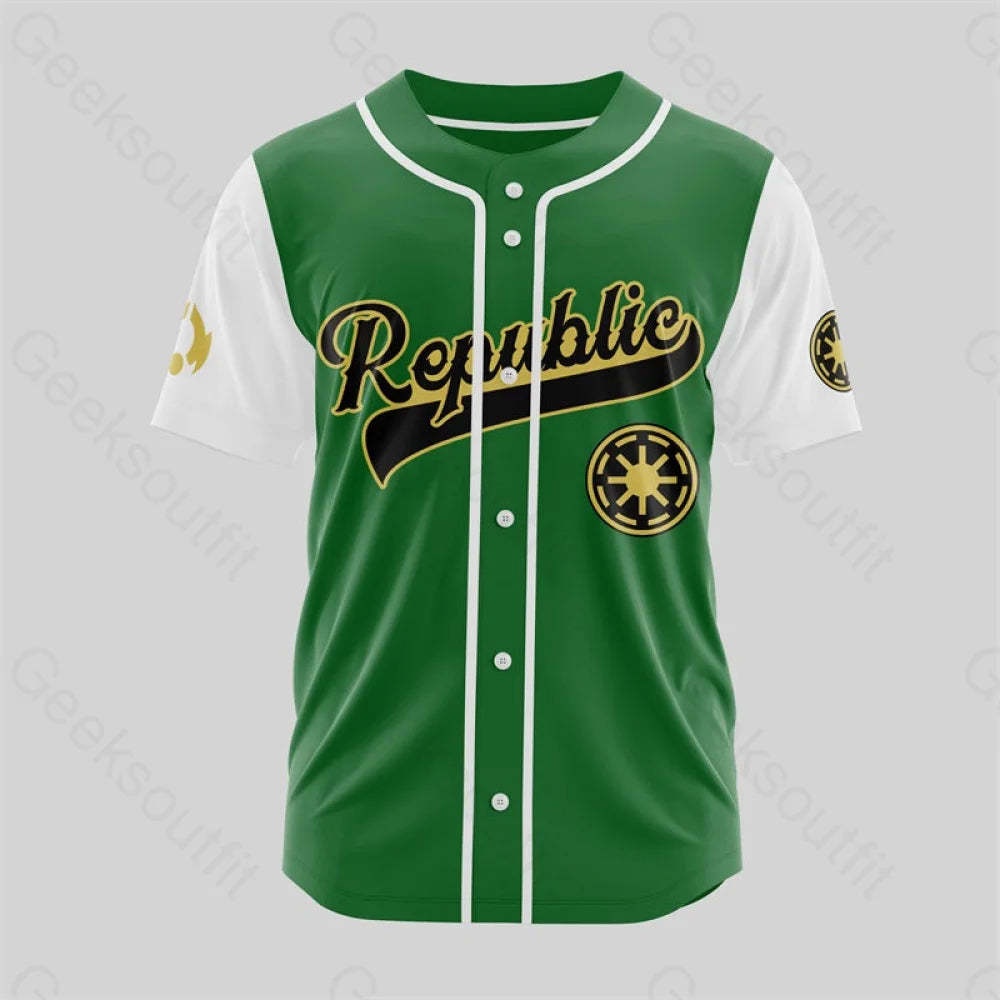 Galactic Republic Baseball Jersey Xs