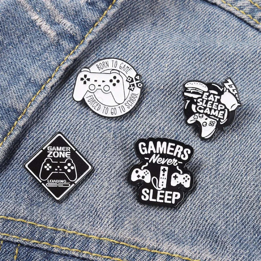 Gamer Enamel Pins - Geeksoutfit