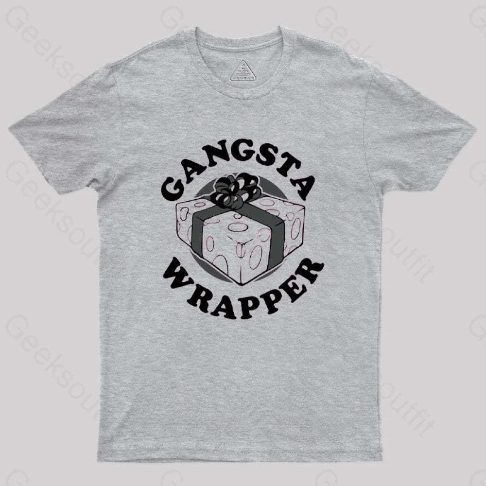 Gangsta Wrapper Geek T-Shirt Grey / S