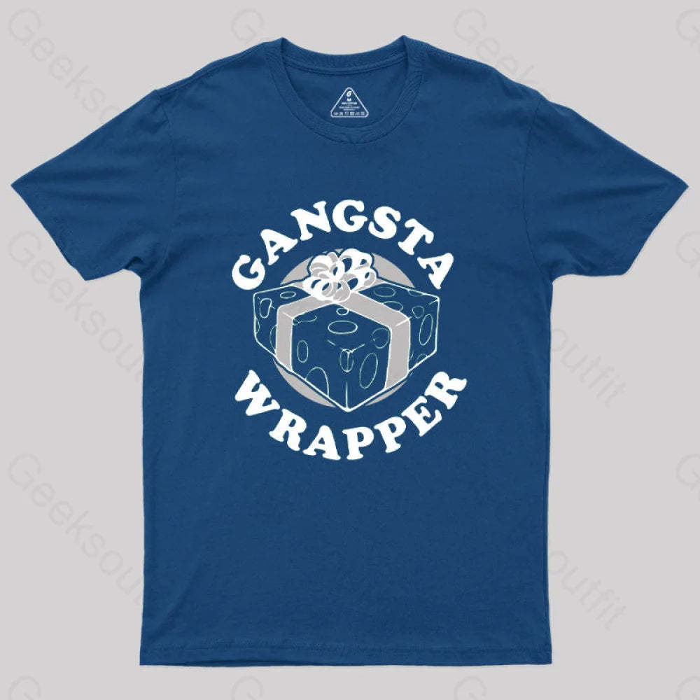 Gangsta Wrapper Geek T-Shirt Navy / S