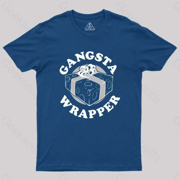 Gangsta Wrapper Geek T-Shirt Navy / S