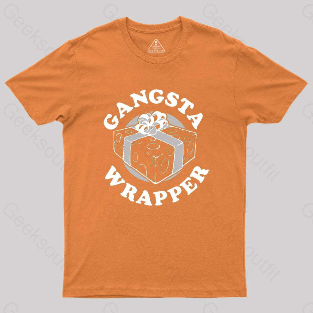 Gangsta Wrapper Geek T-Shirt Orange / S