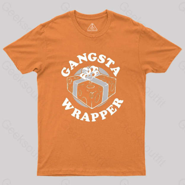 Gangsta Wrapper Geek T-Shirt Orange / S